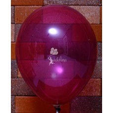 Burgundy Crystal Plain Balloon